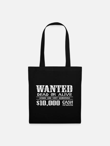 Wanted 2 - Stoffbeutel - Schwarz