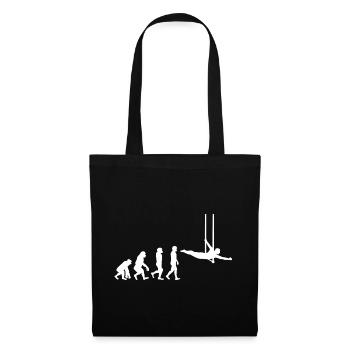 Flying Trapeze Artist Circus Gymnastics Evolution - Tote Bag - black - Front