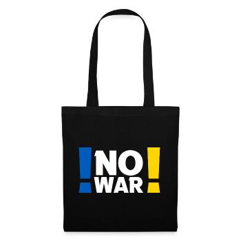 Pas de guerre Paix Mondiale Ukraine - Sac en tissu - noir - Devant