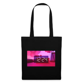 Time – 12:24 PM - Tote Bag - black - Front
