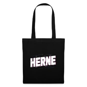 Herne Germany City Writing Home Love - Tote Bag - black - Front