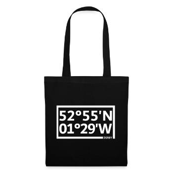 Derby Coordinates - Tote Bag - black - Front