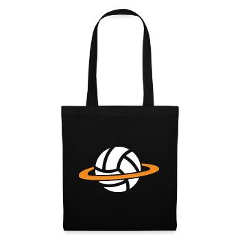 handball handballspieler handball-galaxy - Stoffbeutel - Schwarz - Vorne
