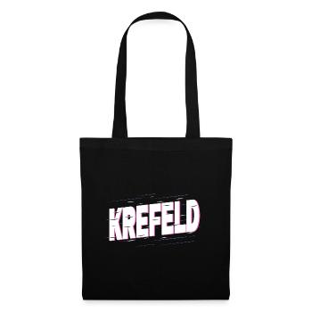 Krefeld Germany City Font Home Love - Tote Bag - black - Front