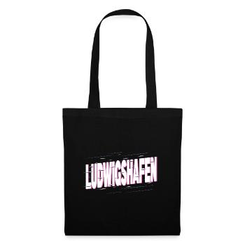 Ludwigshafen Germany City Font Home - Tote Bag - black - Front