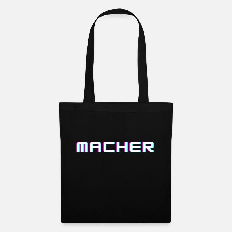 Macher - Stoffbeutel - Schwarz