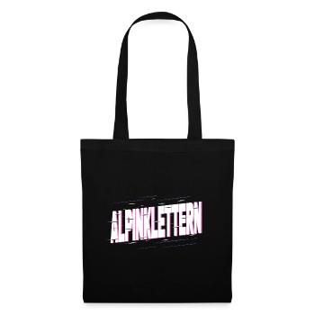 Alpinklettern Klettern Kletterer Berge Natur - Stoffbeutel - Schwarz - Vorne
