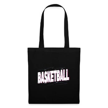 Basketball Basketball Sports Font Team Fan - Tote Bag - black - Front