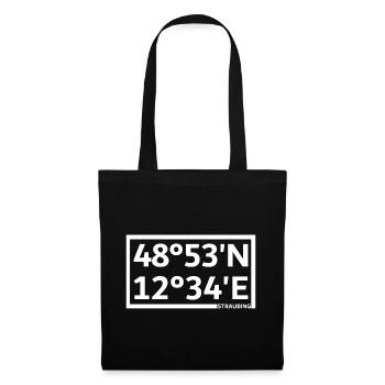 Straubing coordinates - Tote Bag - black - Front