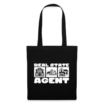 Real EState Agent - Tote Bag - black - Front