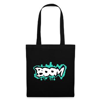 Boom Grafitti Style - Sac en tissu - noir - Devant