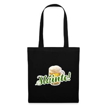 Skål – sláinte øl humor - Tote Bag - black - Front