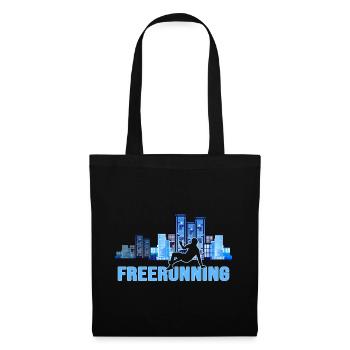 freerunning cityparkour traceur PARKOUR - Sac en tissu - noir - Devant