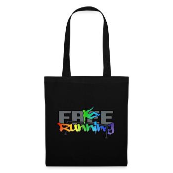 freerunning cityparkour PARKOUR freerun-rainbow - Tote Bag - black - Front