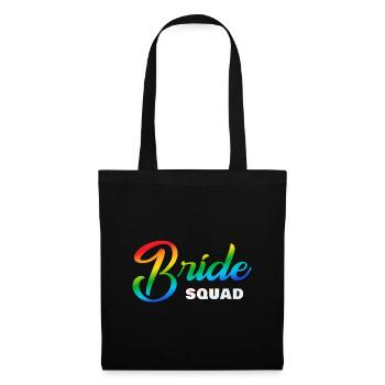 Bride Squad Arc-en-ciel - Sac en tissu - noir - Devant