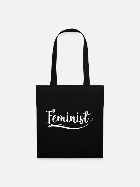 Feminist - Stoffbeutel - Schwarz