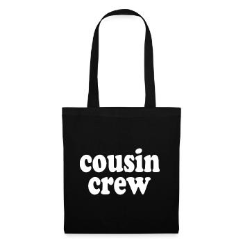 Cousin crew - Stoffbeutel - Schwarz - Vorne