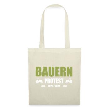 Bauernprotest Bauerndemo Bauer Landwirt Demo - Stoffbeutel - Natur - Vorne