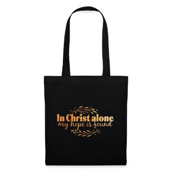 In Christ alone - Stoffbeutel - Schwarz - Vorne