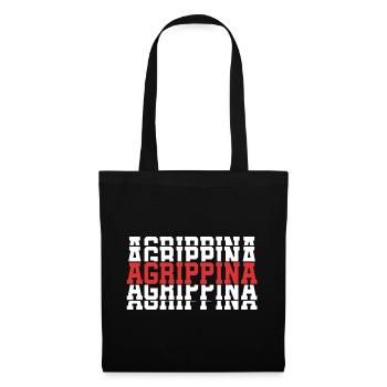 Agrippina t-shirt stacked text gift t-shirt - Tote Bag - black - Front