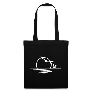 Sunset (white) - Tote Bag - black - Front