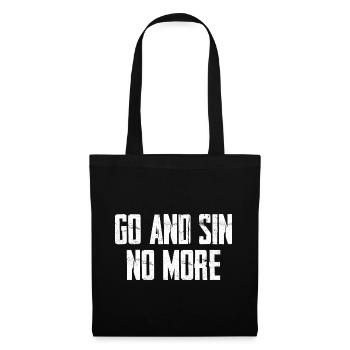 Go And Sin No More - Tote Bag - black - Front