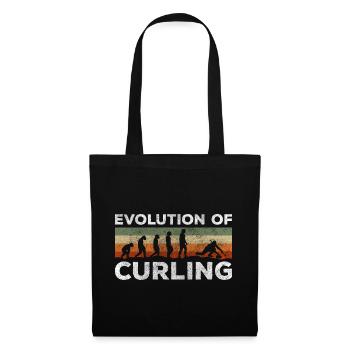 Curling Team Winner Sticks Sporty - Tote Bag - black - Front