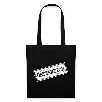 Autriche - Sac en tissu - noir - Devant