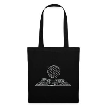 Futuristic Grid Globe Design - Tote Bag - black - Front