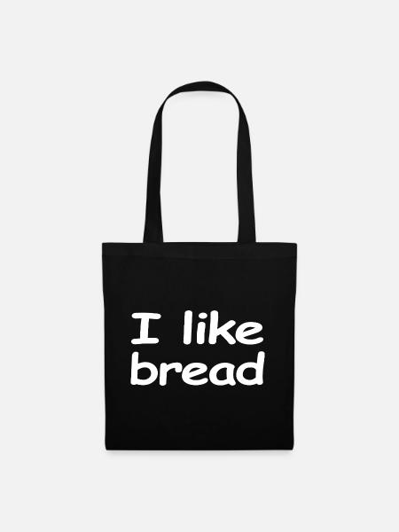 Brot - Stoffbeutel - Schwarz