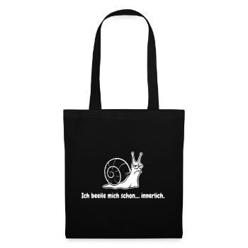 Grim Snail in Minimal Style - Tote Bag - black - Front