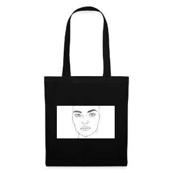 Beauté féminine - Sac en tissu - noir - Devant