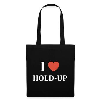 J’aime Hold-Up - Sac en tissu - noir - Devant