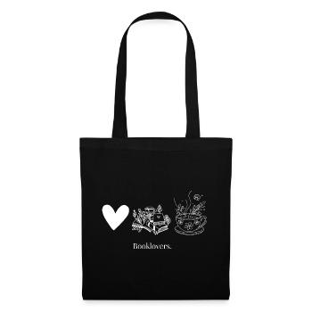 I love books - Tote Bag - black - Front