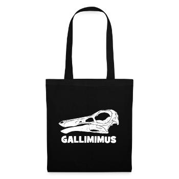 Gallimimus Skull Fossil - Tote Bag - black - Front