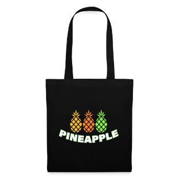PINEAPPLE - Stoffbeutel - Schwarz - Vorne