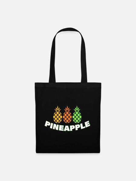 PINEAPPLE - Stoffbeutel - Schwarz