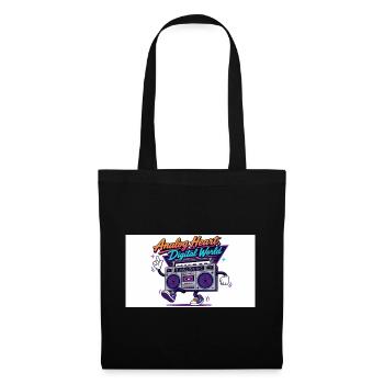 Analog Heart, Digital World - Tote Bag - black - Front