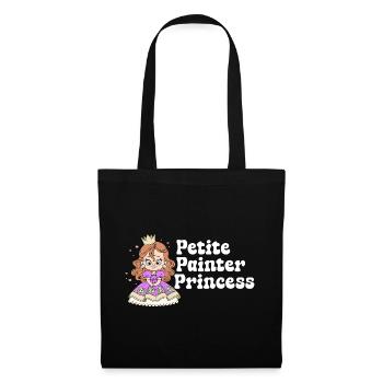 Funny Art Painter Petite Princess Drawing Gift - Tote Bag - black - Front