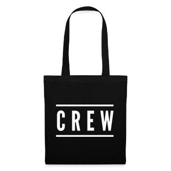 crew_linie- - Sac en tissu - noir - Devant