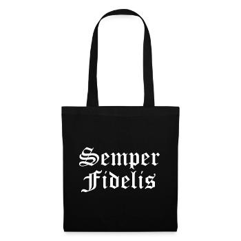 Semper Fidelis - Stoffbeutel - Schwarz - Vorne