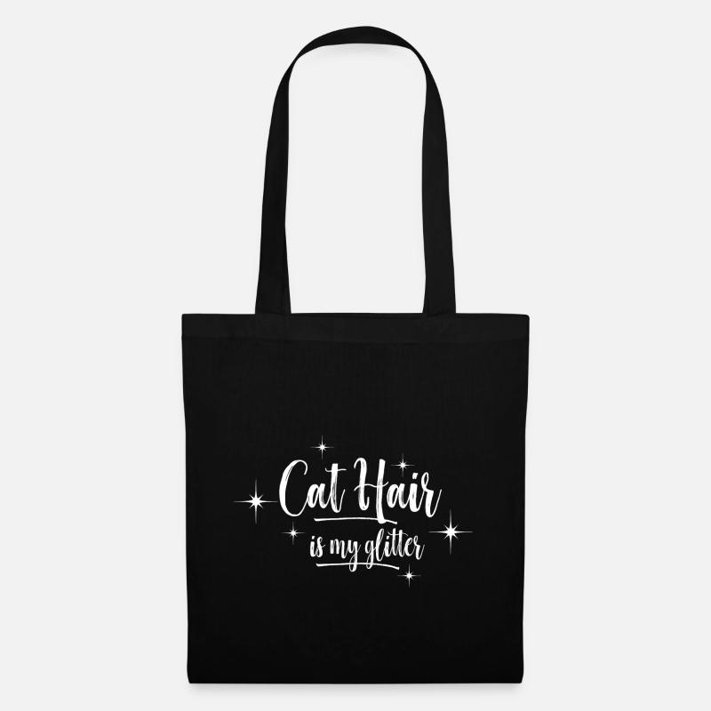 cat - Tote Bag - black