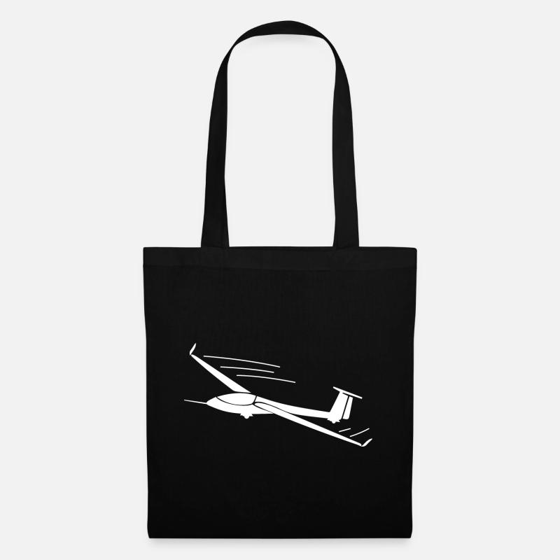 Glider glider pilot gift ideas - Tote Bag - black
