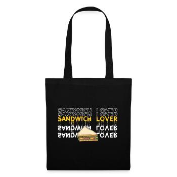 Sandwich Cheese Love Food Fast Food - Tote Bag - black - Front