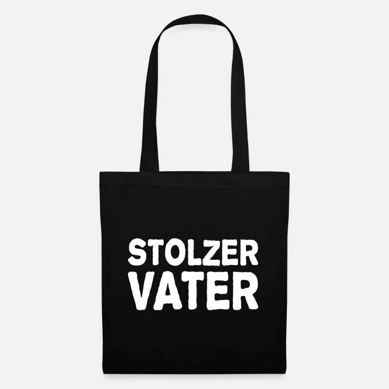 Stolzer Vater - Stoffbeutel - Schwarz