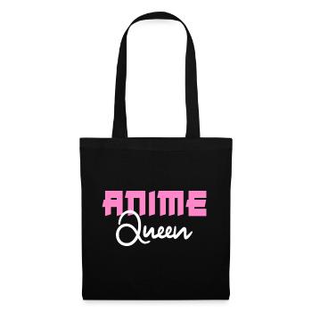 Anime Queen Anime Girl - Sac en tissu - noir - Devant