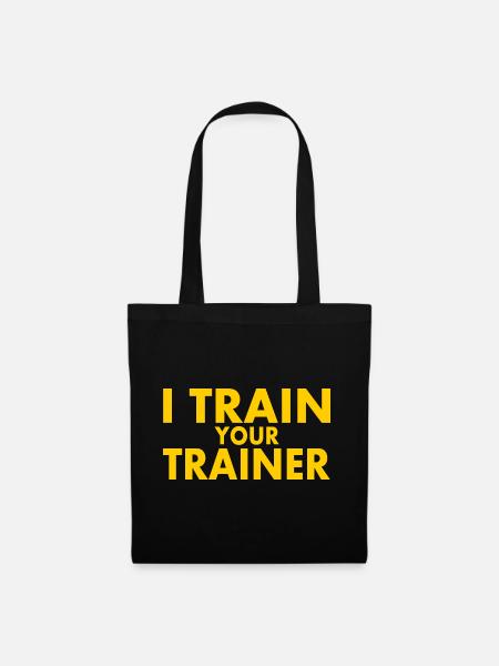 I train your trainer - Stoffbeutel - Schwarz