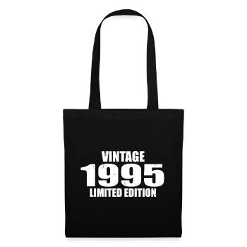 Millésime 1995 Anniversaire 1995 Rétro 1995 - Sac en tissu - noir - Devant