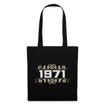 Vintage 1971 Retro Birthday 1971 Vintage 1971 - Tote Bag - black - Front