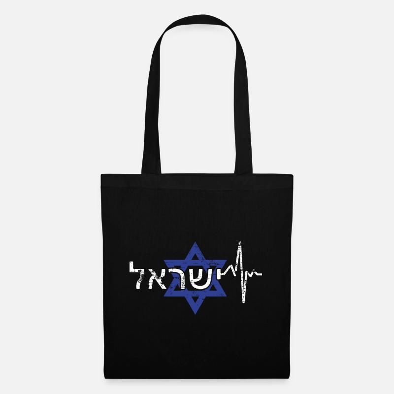 Israel - Stoffbeutel - Schwarz